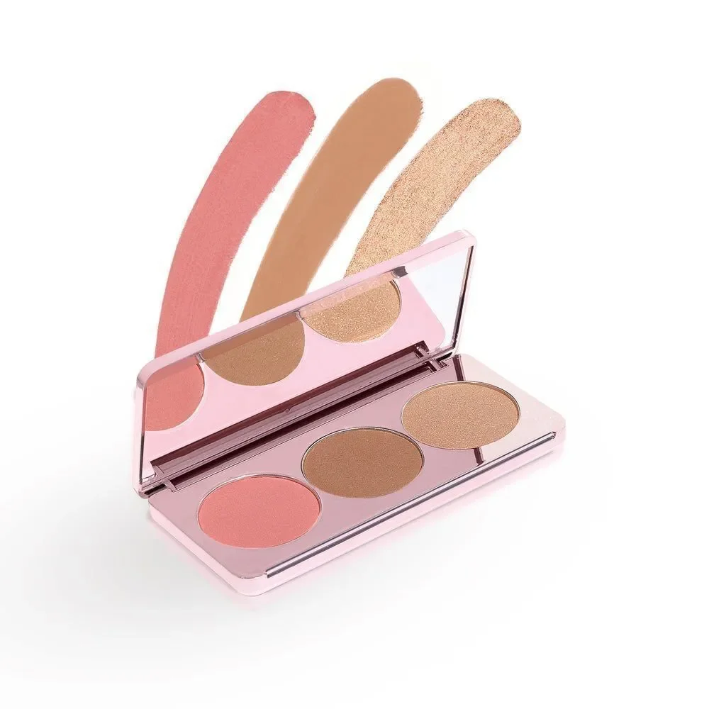 Girlatik Blush Me & Glow Palette (Medium)